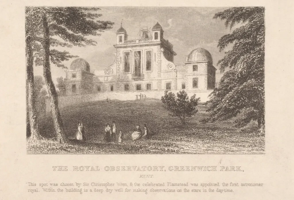 Royal Observatory engraving circa 1840