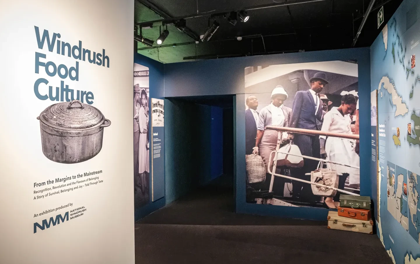 Photo of Windrush Food Culture exhibition